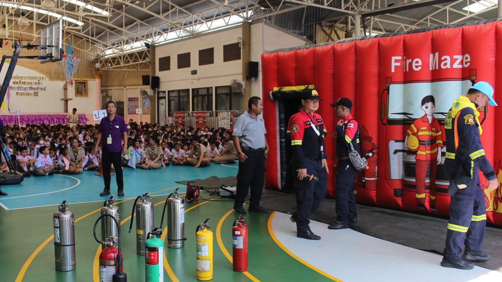 กิจกรรมการซ้อมดับเพลิงและอพยพหนีไฟ ประจำปีการศึกษา 2567